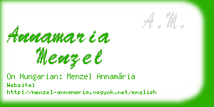 annamaria menzel business card
